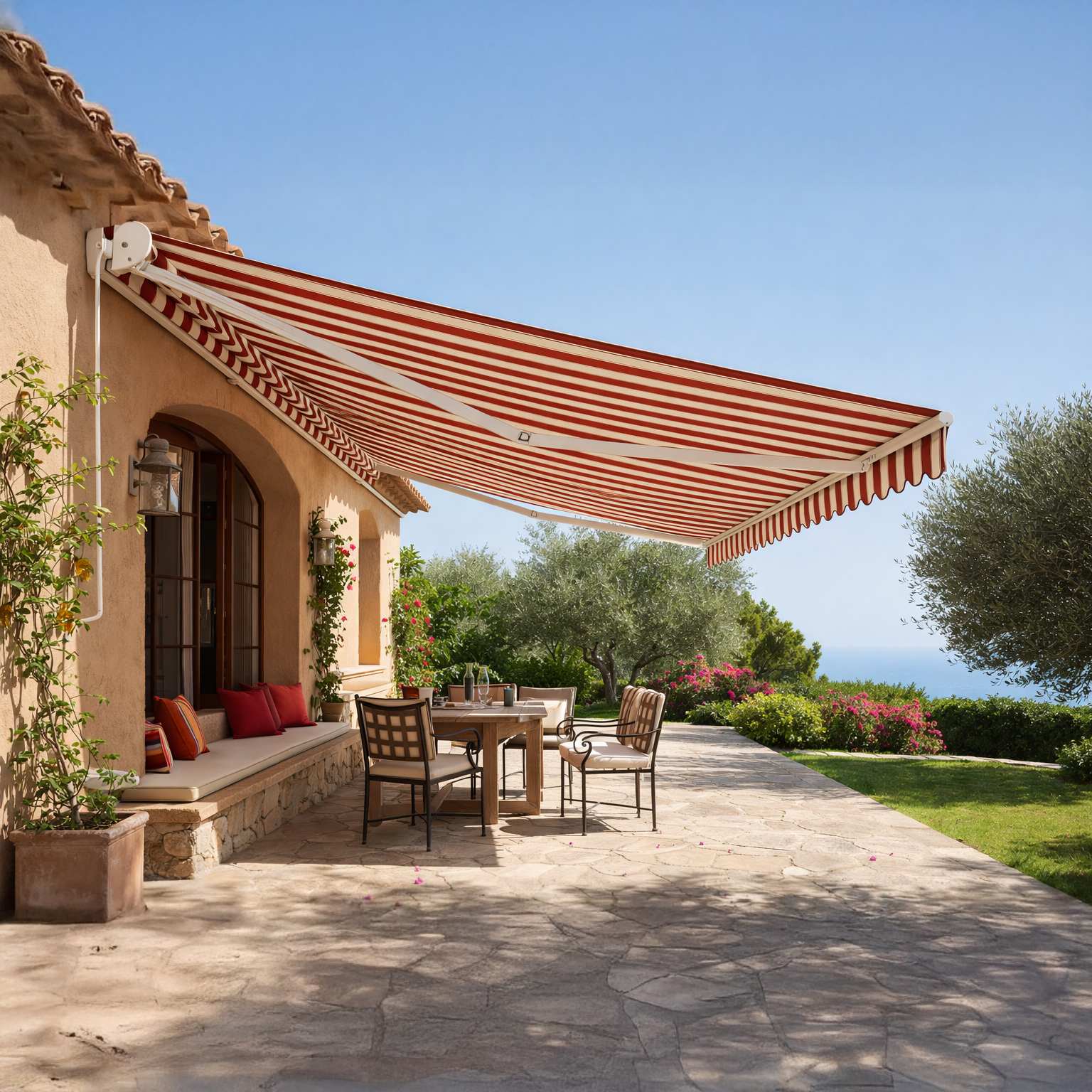 toile sur mesure pour store de terrasse